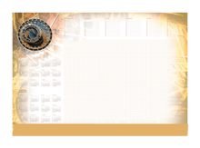 Term.-Planer A2 z listwą`26^Zegar